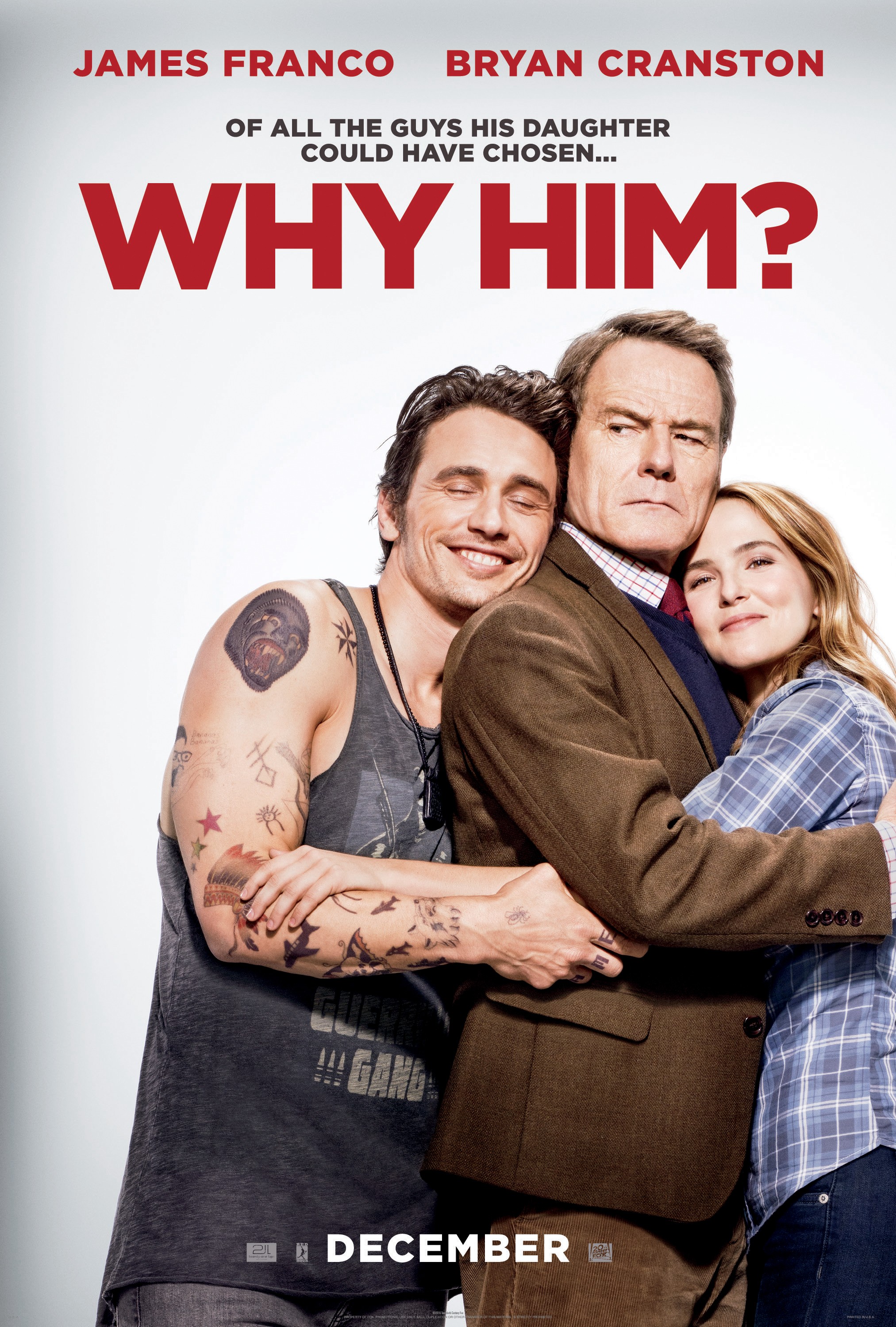 Xem phim Bố Vợ Đối Đầu Chàng Rể (Why Him?) 2016