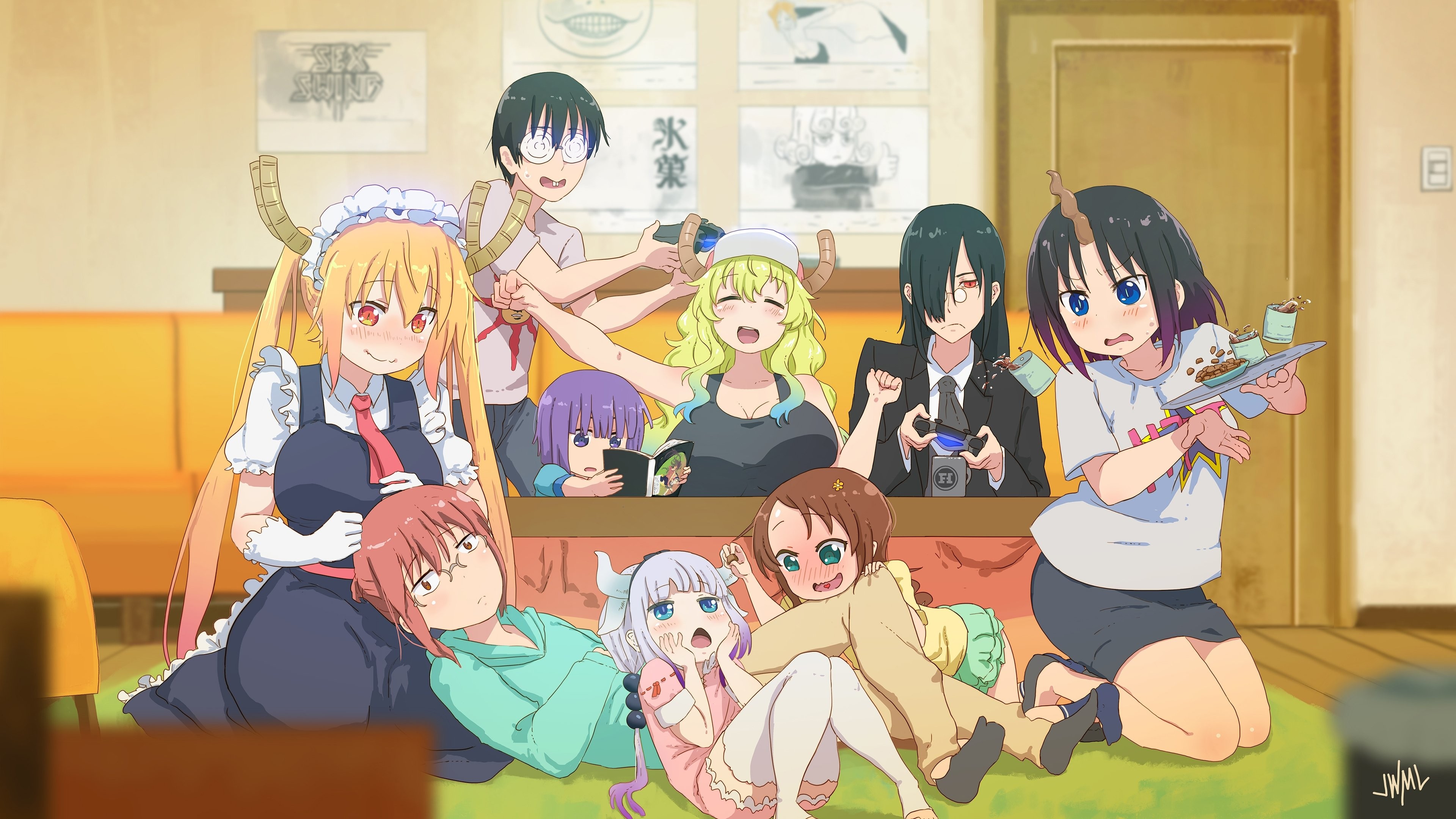 Xem phim Cô Rồng Hầu Gái Của Kobayashi (Phần 2) (Miss Kobayashi's Dragon Maid (Season 2)) 2021