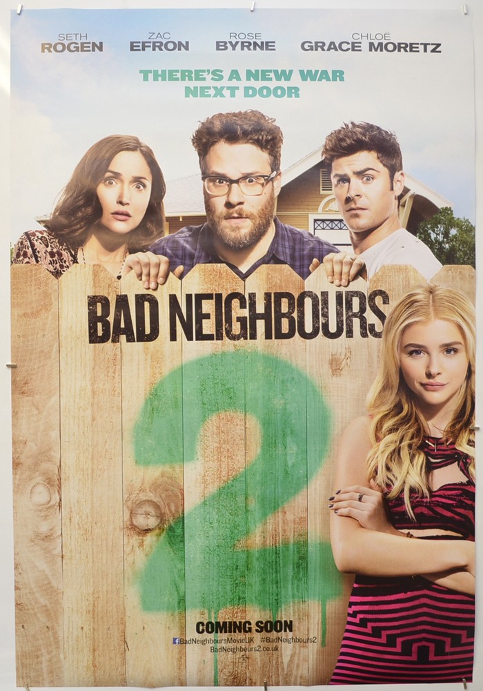 Xem phim Hàng Xóm 2: Hội Nữ Sinh Nổi Dậy (Bad Neighbours 2) 2016