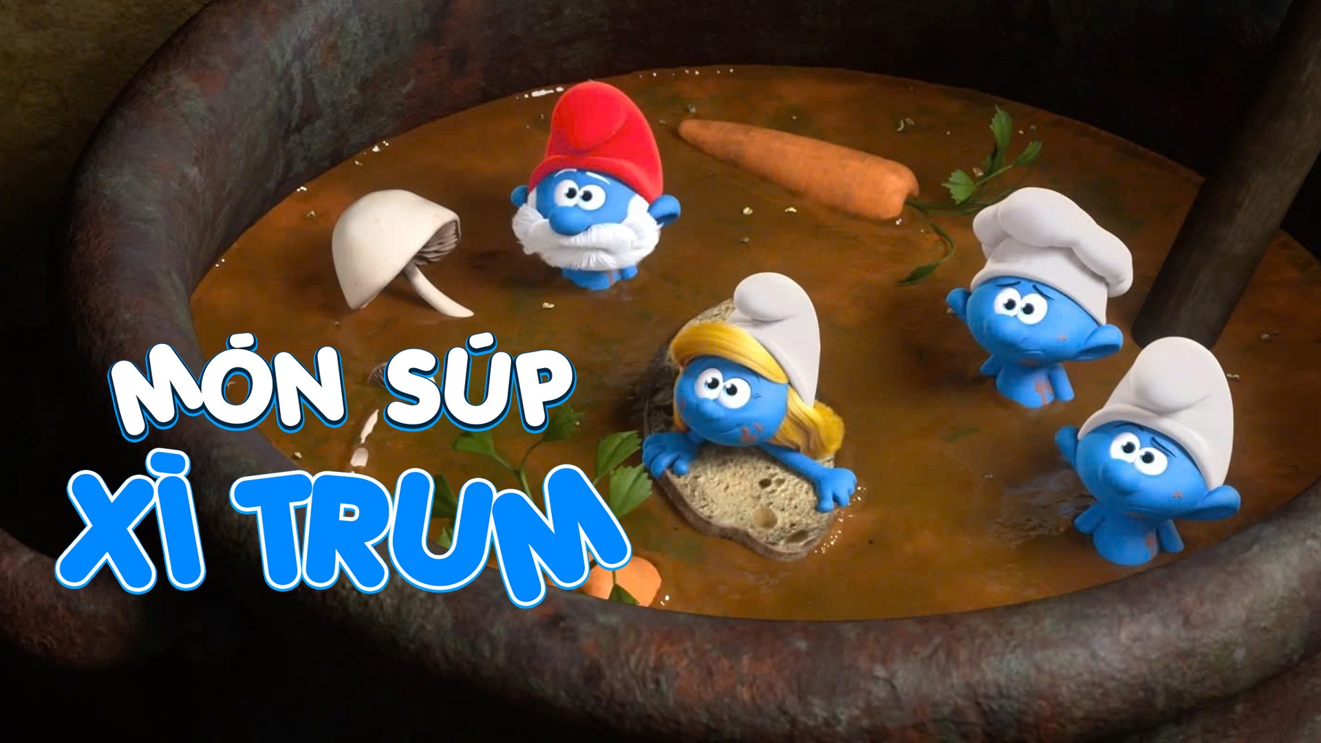 Xem phim Món Súp Xì Trum (The Smurfs 3D: Chef Soup) 2023