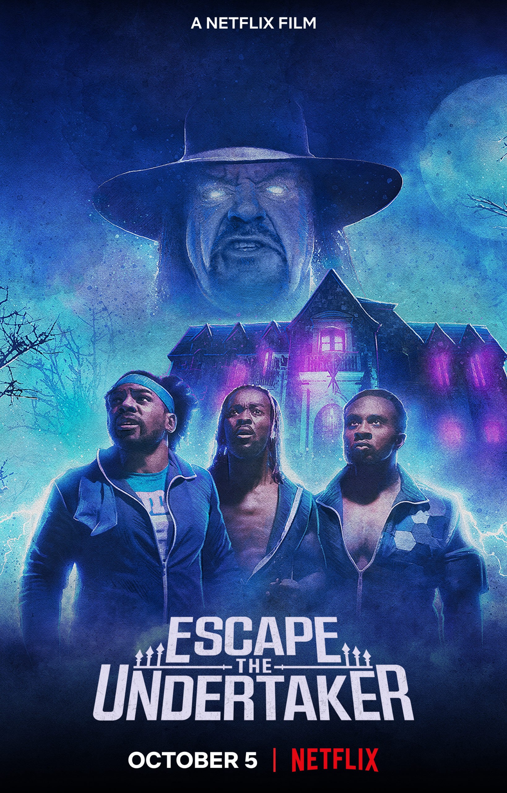 Xem phim Ngôi nhà ma ám của Undertaker (Escape The Undertaker) 2021