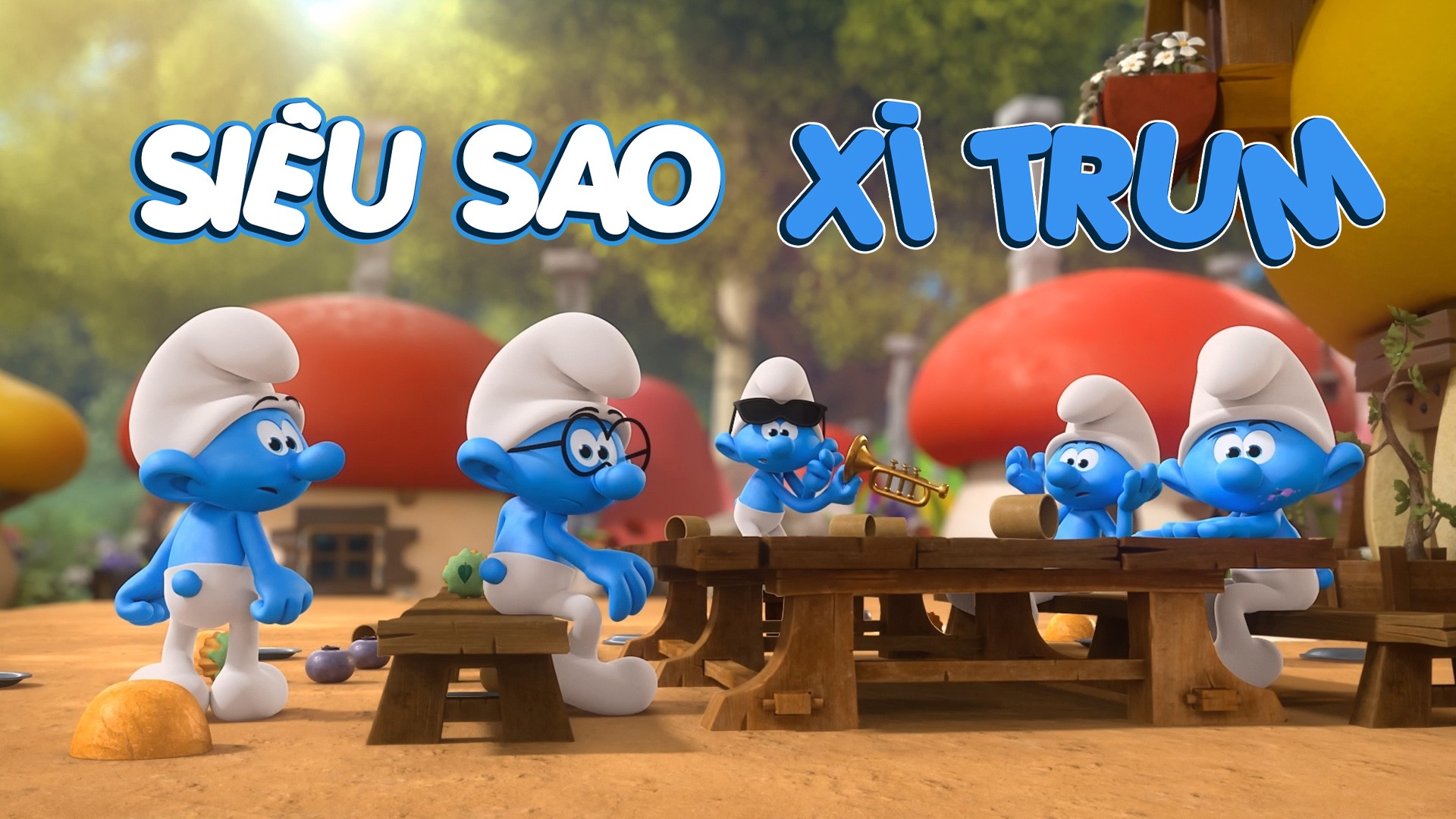 Xem phim Siêu Sao Xì Trum (The Smurfs 3D The Star Smurf) 2023