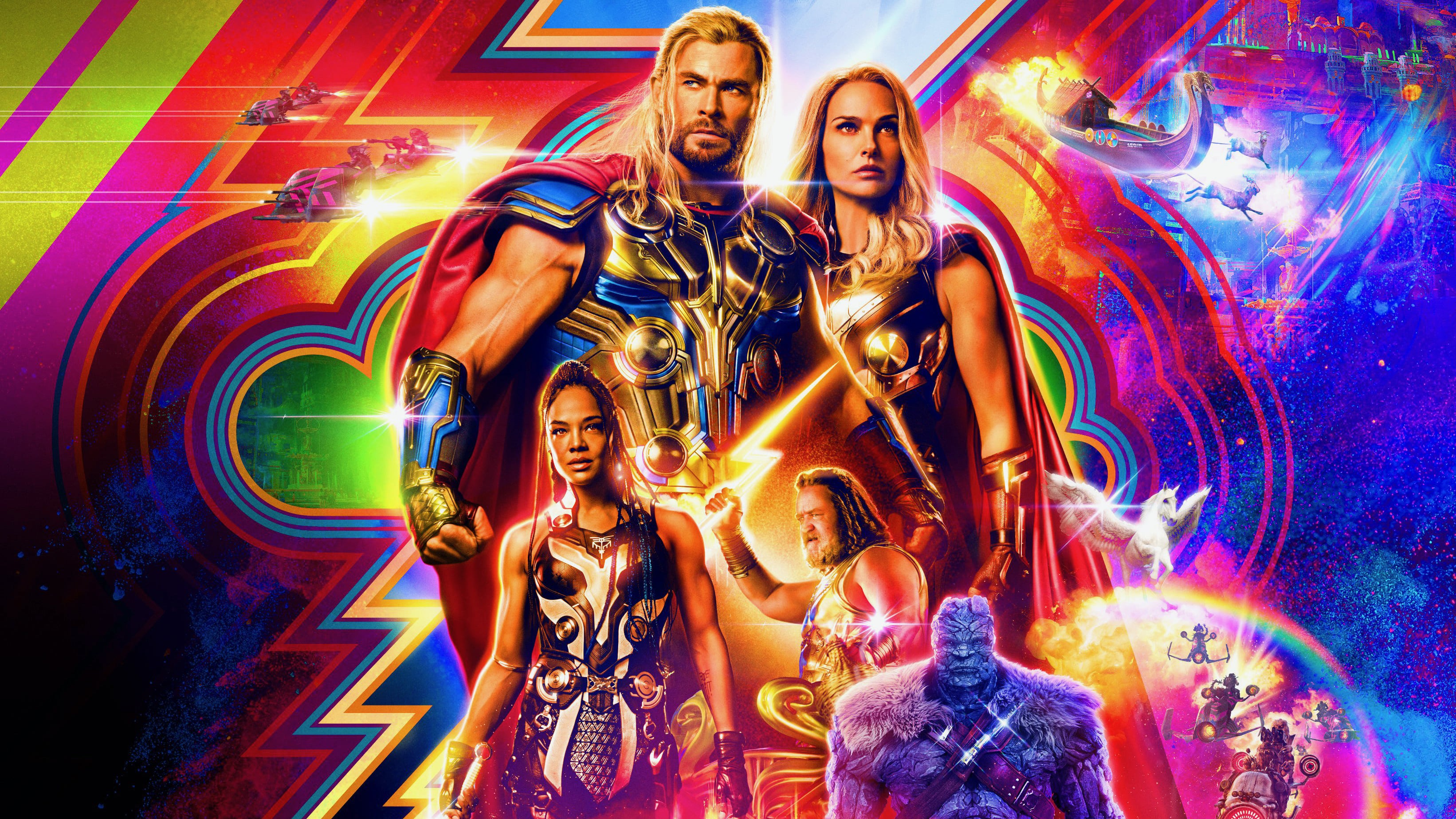 Xem phim Thần Sấm IV:  Tình Yêu Và Sấm Sét (Thor: Love And Thunder) 2022