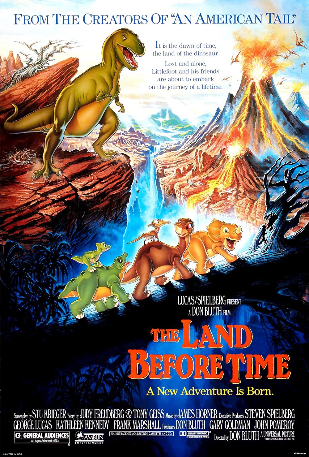 Xem phim Vùng Đất Tiền Sử (The Land Before Time) 1988